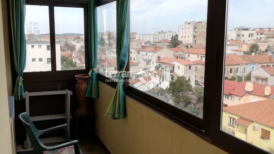 Istria, Pula, near the center, apartment 62m2, 1 bedroom + living room, 4th floor, furnished!! #sale