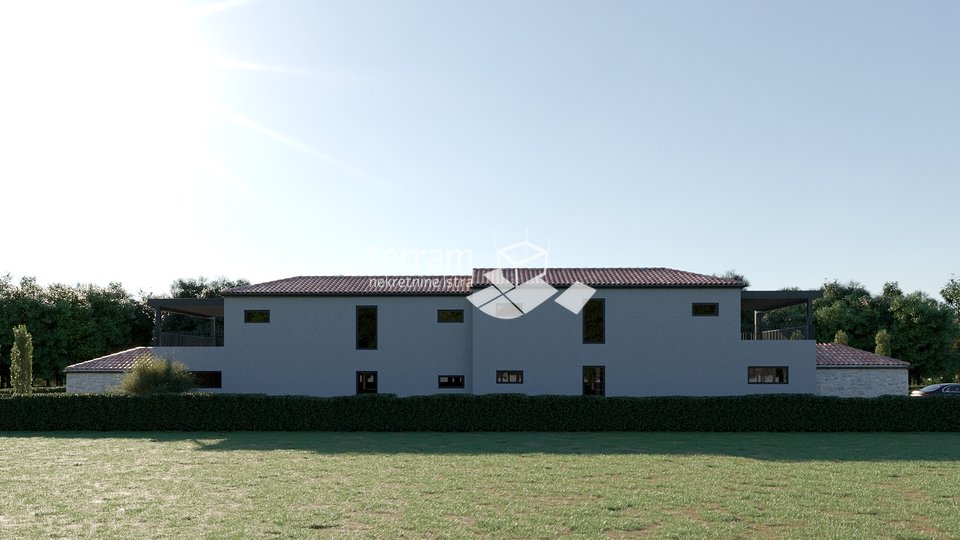 Istria, Ližnjan, Šišan, semi-detached house 140 m2, 3 bedrooms + living room, swimming pool, 465 m2 garden! #sale