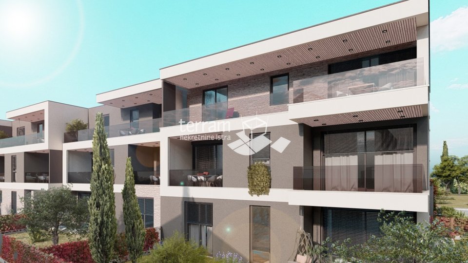 Istria, Pula, surroundings, ground floor apartment 78.87m2, 2 bedrooms, garden, parking, NEW!! #sale